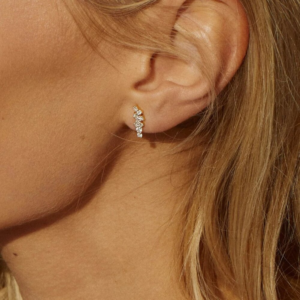 Diamond Sunburst Studs Regular price $1,850.00